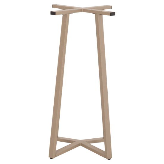 ΒΑΣΗ ΤΡΑΠΕΖΙΟΥ ΜΠΑΡ ΜΕΣΑΙΟΥ ΥΨΟΥΣ HM477.25 ΜΕΤΑΛΛΟ ΚΑΠΟΥΤΣΙΝΟ 50x50x90Υεκ.