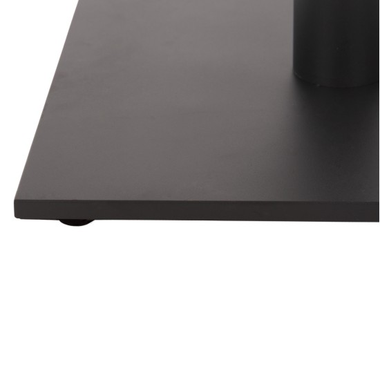 ΒΑΣΗ ΤΡΑΠΕΖΙΟΥ ΜΠΑΡ ΜΕΤΑΛΛΙΚΗ ΓΚΡΙ ΜΑΤ 46Χ46Χ108Yεκ. ΜΕ ΡΕΓΟΥΛΑΤΟΡΟΥΣ HM439.20