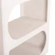 ΒΙΒΛΙΟΘΗΚΗ ΣΕΙΡΑ SANTORINI HM18062 MDF ΣΕ ΥΠΟΛΕΥΚΟ ΧΡΩΜΑ 80x38x180Yεκ.