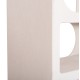 ΒΙΒΛΙΟΘΗΚΗ ΣΕΙΡΑ SANTORINI HM18062 MDF ΣΕ ΥΠΟΛΕΥΚΟ ΧΡΩΜΑ 80x38x180Yεκ.