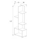 ΒΙΒΛΙΟΘΗΚΗ TRIVIO HM18195.03 ΜΕΛΑΜΙΝΗ ΣΕ ΛΕΥΚΟ-ATLANTIS GREEN 50x25x127Υεκ. ΒΙΒΛΙΟΘΗΚΗ TRIVIO HM18195.03 ΜΕΛΑΜΙΝΗ ΣΕ ΛΕΥΚΟ-ATLANTIS GREEN 50x25x127Υεκ.