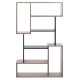 ΒΙΒΛΙΟΘΗΚΗ SHAY HM8768.02 85X22X140 ΓΚΡΙ