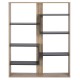 ΒΙΒΛΙΟΘΗΚΗ MARCELINE HM8772.02 100Χ21Χ124,5 ΓΚΡΙ ΒΙΒΛΙΟΘΗΚΗ MARCELINE HM8772.02 100Χ21Χ124,5 ΓΚΡΙ