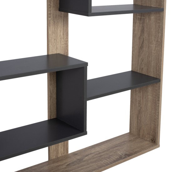 ΒΙΒΛΙΟΘΗΚΗ MARCELINE HM8772.02 100Χ21Χ124,5 ΓΚΡΙ ΒΙΒΛΙΟΘΗΚΗ MARCELINE HM8772.02 100Χ21Χ124,5 ΓΚΡΙ