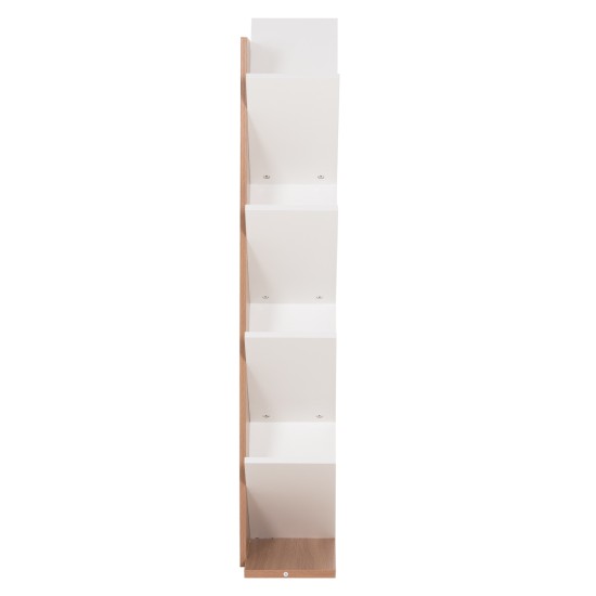 ΒΙΒΛΙΟΘΗΚΗ LIANA HM9028.14 ΜΕΛΑΜΙΝΗ SONAMA/ΛΕΥΚΟ 46x22x128,5Yεκ.