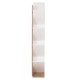 ΒΙΒΛΙΟΘΗΚΗ LIANA HM9028.14 ΜΕΛΑΜΙΝΗ SONAMA/ΛΕΥΚΟ 46x22x128,5Yεκ.