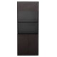 ΒΙΒΛΙΟΘΗΚΗ ΓΡΑΦΕΙΟΥ ΕΠΑΓΓΕΛΜΑΤΙΚΗ ROSEWOOD HM2089 ΜΕΛΑΜΙΝΗ ΓΚΡΙ-WENGE 80Χ40Χ200Υεκ.