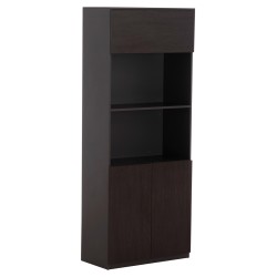 ΒΙΒΛΙΟΘΗΚΗ ΓΡΑΦΕΙΟΥ ΕΠΑΓΓΕΛΜΑΤΙΚΗ ROSEWOOD HM2091L 120Χ40Χ200Υ εκ.