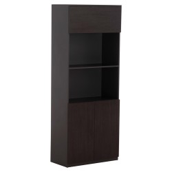 ΒΙΒΛΙΟΘΗΚΗ ΓΡΑΦΕΙΟΥ ΕΠΑΓΓΕΛΜΑΤΙΚΗ ROSEWOOD HM2091L 120Χ40Χ200Υ εκ.