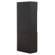 ΒΙΒΛΙΟΘΗΚΗ ΓΡΑΦΕΙΟΥ ΕΠΑΓΓΕΛΜΑΤΙΚΗ ROSEWOOD HM2089 ΜΕΛΑΜΙΝΗ ΓΚΡΙ-WENGE 80Χ40Χ200Υεκ.