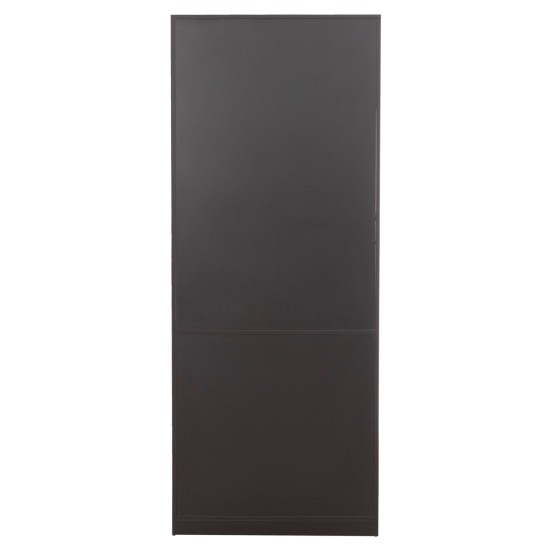 ΒΙΒΛΙΟΘΗΚΗ ΓΡΑΦΕΙΟΥ ΕΠΑΓΓΕΛΜΑΤΙΚΗ ROSEWOOD HM2089 ΜΕΛΑΜΙΝΗ ΓΚΡΙ-WENGE 80Χ40Χ200Υεκ.