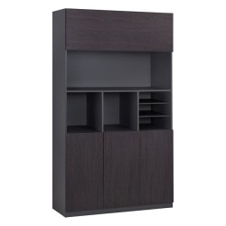 ΒΙΒΛΙΟΘΗΚΗ ΓΡΑΦΕΙΟΥ ΕΠΑΓΓΕΛΜΑΤΙΚΗ ROSEWOOD HM2091R 120Χ40Χ200Υ εκ.