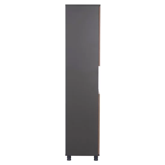 ΒΙΒΛΙΟΘΗΚΗ ΓΡΑΦΕΙΟΥ MAVIX HM2160 ΜΕΛΑΜΙΝΗ ΓΚΡΙ-ΚΑΡΥΔΙ 80Χ40Χ180Υεκ.