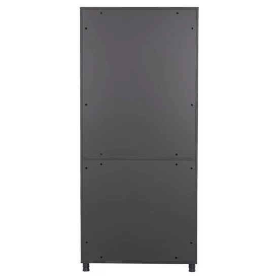 ΒΙΒΛΙΟΘΗΚΗ ΓΡΑΦΕΙΟΥ MAVIX HM2160 ΜΕΛΑΜΙΝΗ ΓΚΡΙ-ΚΑΡΥΔΙ 80Χ40Χ180Υεκ.