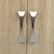 ΒΙΒΛΙΟΘΗΚΗ ΜΕΛΑΜΙΝΗΣ ENSLEY HM2027.03 SONAMA ΜΕ ΧΕΡΟΥΛΙ 60x30x180εκ