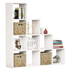 ΒΙΒΛΙΟΘΗΚΗ ΜΕΛΑΜΙΝΗΣ SCALE HM9238.11 ΛΕΥΚΟ 120x30x123,6Υεκ.