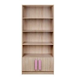 ΒΙΒΛΙΟΘΗΚΗ PLAYROOM SONAMA-ΡΟΖ HM10146.03 80X35X180εκ.