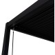 ΒΙΟΚΛΙΜΑΤΙΚΗ ΠΕΡΓΚΟΛΑ ΑΛΟΥΜΙΝΙΟΥ PREMIUM FRANIO HM6609.01 ΜΑΥΡΟ 300x300x240Υ