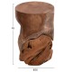 ΒΟΗΘΗΤΙΚΟ ΣΚΑΜΠΟ/ΤΡΑΠΕΖΑΚΙ STOMP HM9350.11 ΞΥΛΟ TEAK-ΦΥΣΙΚΟ Φ30x45Υεκ.