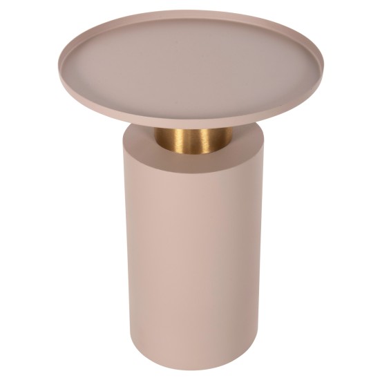 ΒΟΗΘΗΤΙΚΟ ΤΡΑΠΕΖΑΚΙ PUNJAB HM4239.03 ΜΕΤΑΛΛΟ ΣΕ ΕΚΡΟΥ-ΧΡΥΣΟΧΑΛΚΙΝΟ Φ36x47Υεκ.