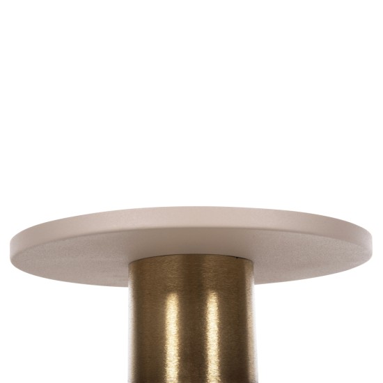 ΒΟΗΘΗΤΙΚΟ ΤΡΑΠΕΖΑΚΙ PUNJAB HM4240.03 ΜΕΤΑΛΛΟ ΣΕ ΕΚΡΟΥ-ΧΡΥΣΟΧΑΛΚΙΝΟ Φ30,5x42Υεκ.