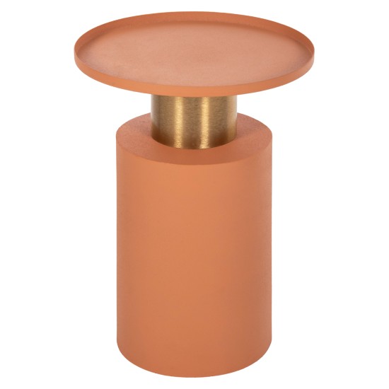 ΒΟΗΘΗΤΙΚΟ ΤΡΑΠΕΖΑΚΙ PUNJAB HM4240.08 ΜΕΤΑΛΛΟ ΣΕ ΠΟΡΤΟΚΑΛΙ-ΧΡΥΣΟΧΑΛΚΙΝΟ Φ30,5x42Υεκ.