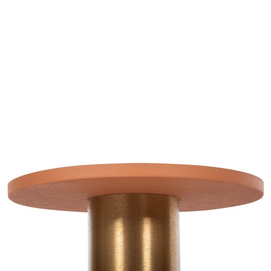 ΒΟΗΘΗΤΙΚΟ ΤΡΑΠΕΖΑΚΙ PUNJAB HM4240.08 ΜΕΤΑΛΛΟ ΣΕ ΠΟΡΤΟΚΑΛΙ-ΧΡΥΣΟΧΑΛΚΙΝΟ Φ30,5x42Υεκ.