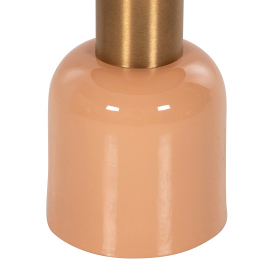 ΒΟΗΘΗΤΙΚΟ ΤΡΑΠΕΖΑΚΙ ERODE HM4249.08 ΜΕΤΑΛΛΟ ΣΟΜΟΝ-ΧΡΥΣΟ-ΜΠΕΖ Φ40,5x45,5Υ εκ.