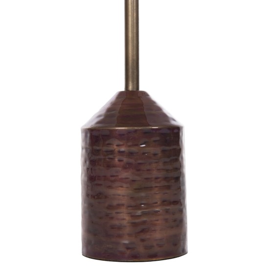 ΒΟΗΘΗΤΙΚΟ ΤΡΑΠΕΖΑΚΙ BOMBAY HM4251.06 ΜΕΤΑΛΛΟ ΣΕ ΧΑΛΚΙΝΕΣ ΑΠΟΧΡΩΣΕΙΣ Φ25,5x51,5Υεκ