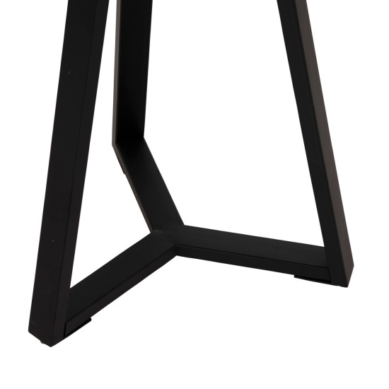 ΒΟΗΘΗΤΙΚΟ ΤΡΑΠΕΖΑΚΙ ROCKET HM9587.02 MDF ΓΚΡΙ ΜΑΡΜΑΡΟ-ΜΑΥΡΗ ΜΕΤΑΛΛΙΚΗ ΒΑΣΗ Φ45x55Υεκ.