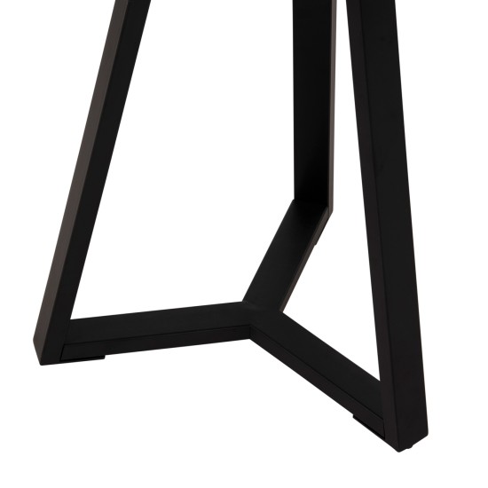 ΒΟΗΘΗΤΙΚΟ ΤΡΑΠΕΖΑΚΙ ROCKET HM9587.04 MDF ΚΑΡΥΔΙ-ΜΑΥΡΗ ΜΕΤΑΛΛΙΚΗ ΒΑΣΗ Φ45x55Υεκ.