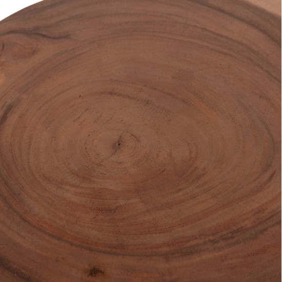 ΒΟΗΘΗΤΙΚΟ ΤΡΑΠΕΖΑΚΙ PUMBE HM9891.11 ΞΥΛΟ SUAR ΣΕ ΦΥΣΙΚΟ ΧΡΩΜΑ Φ40x50Υεκ