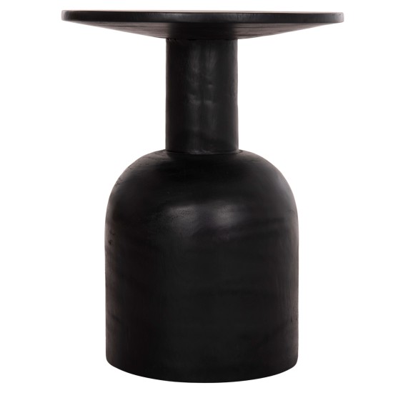 ΒΟΗΘΗΤΙΚΟ ΤΡΑΠΕΖΑΚΙ PUMBE HM9891.12 ΞΥΛΟ SUAR ΣΕ ΜΑΥΡΟ ΧΡΩΜΑ Φ40x50Υεκ