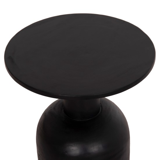 ΒΟΗΘΗΤΙΚΟ ΤΡΑΠΕΖΑΚΙ PUMBE HM9891.12 ΞΥΛΟ SUAR ΣΕ ΜΑΥΡΟ ΧΡΩΜΑ Φ40x50Υεκ