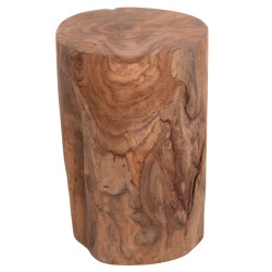 ΒΟΗΘΗΤΙΚΟ ΤΡΑΠΕΖΑΚΙ/ΣΚΑΜΠΟ TRONCO HM9374.21 ΞΥΛΟ TEAK--ΦΥΣΙΚΟ Φ30x45Υεκ.