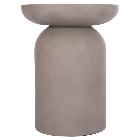 ΒΟΗΘΗΤΙΚΟ ΤΡΑΠΕΖΙ ANNA HM18160.03 FIBER CEMENT ΣΕ ΓΚΡΙ--Φ60x76Υεκ.