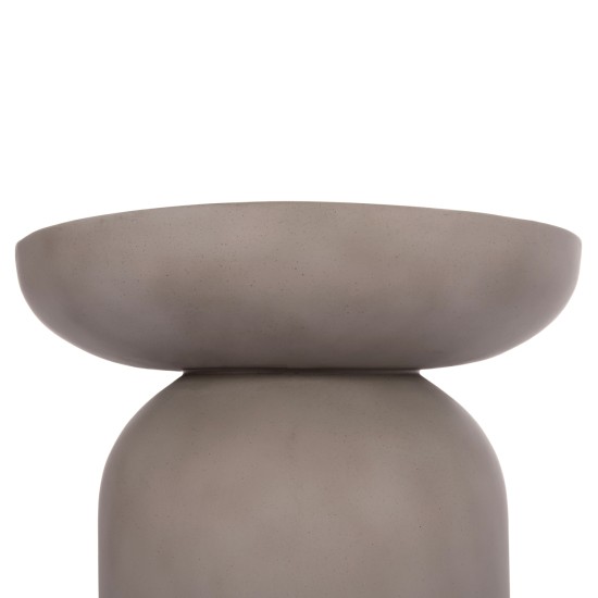 ΒΟΗΘΗΤΙΚΟ ΤΡΑΠΕΖΙ ANNA HM18160.03 FIBER CEMENT ΣΕ ΓΚΡΙ--Φ60x76Υεκ.