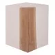 ΒΟΗΘΗΤΙΚΟ ΤΡΑΠΕΖΙ LEIA HM18163.02 FIBER CEMENT ΛΕΥΚΟ-ΞΥΛΟ TEAK 32.5x32.5x46Υεκ.