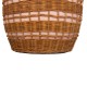 ΒΟΗΘΗΤΙΚΟ ΤΡΑΠΕΖΙ VILHENA HM18166 FIBER CEMENT ΡΟΖ-RATTAN ΦΥΣΙΚΟ Φ44.5x45Υεκ.