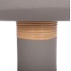 ΒΟΗΘΗΤΙΚΟ ΤΡΑΠΕΖΙ TRED(T) HM18169.03 FIBER CEMENT ΓΚΡΙ-ΦΥΣΙΚΟ RATTAN--Φ40x61Υεκ.