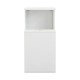 ΒΟΗΘΗΤΙΚΟ ΤΡΑΠΕΖΙ DAWN ΜΕΛΑΜΙΝΗΣ ΛΕΥΚΟ 35X29,5X60Yεκ.HM8880.11