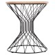 ΒΟΗΘΗΤΙΚΟ ΤΡΑΠΕΖΙ ΣΑΛΟΝΙΟΥ KEON HM18038.03 MDF TOP ΣΕ ΣΟΝΑΜΑ-ΜΕΤΑΛΛΟ Φ45x50Υεκ.