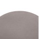 ΒΟΗΘΗΤΙΚΟ ΤΡΑΠΕΖΙ ΣΤΡΟΓΓΥΛΟ DELIA HM18167.03 FIBER CEMENT ΓΚΡΙ & RATTAN Φ40x45Υεκ