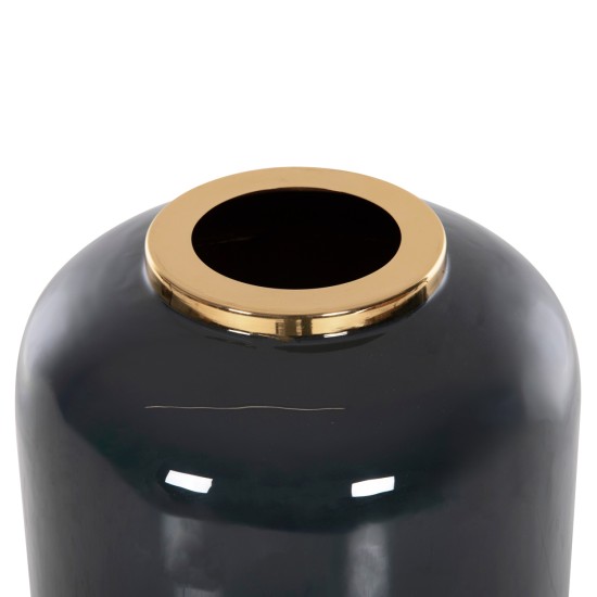 ΔΙΑΚΟΣΜΗΤΙΚΟ BAZO ΔΑΠΕΔΟΥ RAKSASA ΗΜ4231.05 ΜΕΤΑΛΛΟ ΣΕ ΜΠΛΕ ΑΝΘΡΑΚΙ-ΑΣΗΜΙ Φ30x80Υεκ