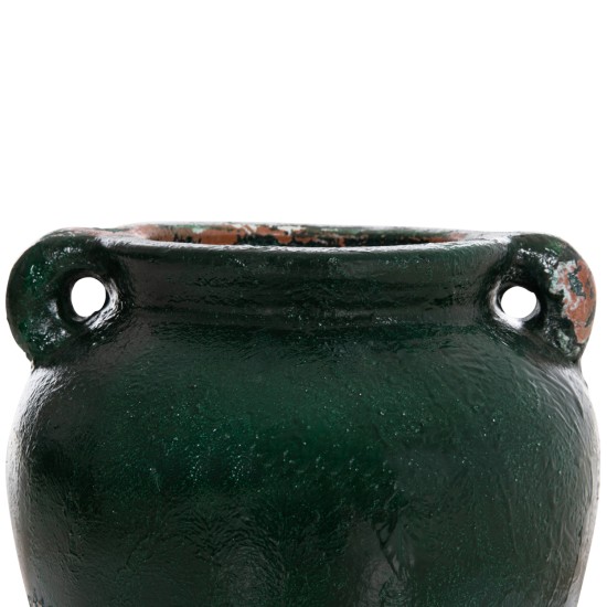 ΔΙΑΚΟΣΜΗΤΙΚΟ ΒΑΖΟ HM4380 ΤΕΡΑΚΟΤΑ ΣΕ ANTIQUE ΠΡΑΣΙΝΗ ΑΠΟΧΡΩΣΗ Φ26Χ26Yεκ.