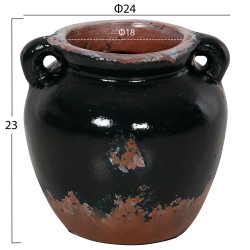 ΔΙΑΚΟΣΜΗΤΙΚΟ ΒΑΖΟ HM4380 ΤΕΡΑΚΟΤΑ ΣΕ ΜΑΥΡΗ ΑΠΟΧΡΩΣΗ Φ24Χ23Yεκ. ΔΙΑΚΟΣΜΗΤΙΚΟ ΒΑΖΟ HM4380 ΤΕΡΑΚΟΤΑ ΣΕ ΜΑΥΡΗ ΑΠΟΧΡΩΣΗ Φ24Χ23Yεκ.