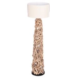 ΔΙΑΚΟΣΜΗΤΙΚΟ ΦΩΤΙΣΤΙΚΟ ΔΑΠΕΔΟΥ ALTAR HM4429 DRIFTWOOD--ΛΕΥΚΟ PVC Φ45x153Υεκ.