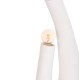 ΔΙΑΚΟΣΜΗΤΙΚΟ ΦΩΤΙΣΤΙΚΟ ΔΑΠΕΔΟΥ TUSKEN HM4702.02 FIBER CEMENT-ΛΕΥΚΟ 50x43x145Υεκ