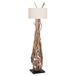 ΔΙΑΚΟΣΜΗΤΙΚΟ ΦΩΤΙΣΤΙΚΟ ΔΑΠΕΔΟΥ ALTAR HM4872 DRIFTWOOD--ΛΕΥΚΟ PVC Φ44.5x167Υεκ.