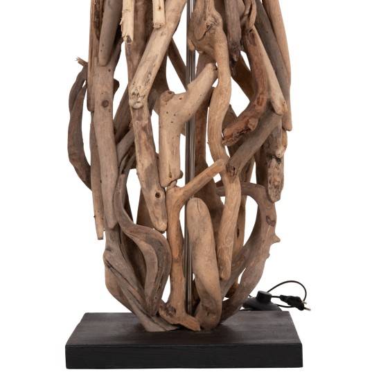 ΔΙΑΚΟΣΜΗΤΙΚΟ ΦΩΤΙΣΤΙΚΟ ΔΑΠΕΔΟΥ ALTAR HM4872 DRIFTWOOD--ΛΕΥΚΟ PVC Φ44.5x167Υεκ.